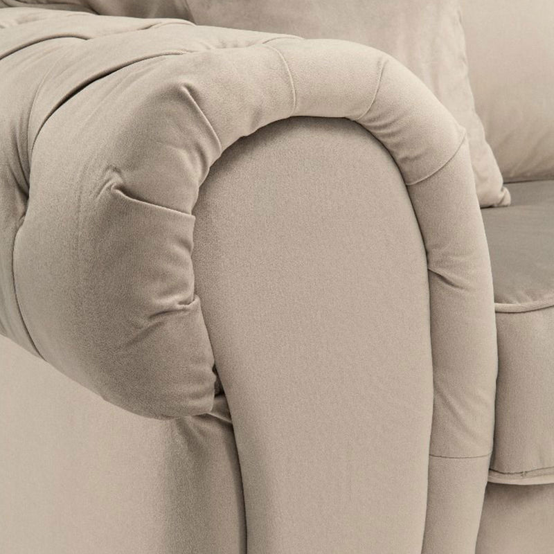 Newburgh Modern Fabric Corner Sofa by Lavishway | Leather Sofa-24598