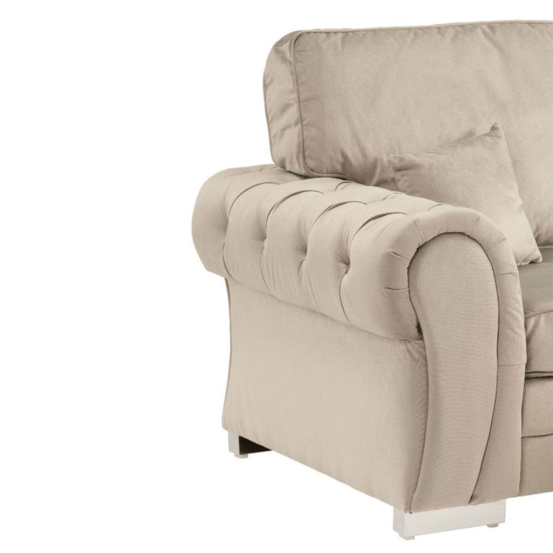 Newburgh Modern Fabric Corner Sofa by Lavishway | Leather Sofa-24597