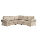Newburgh Modern Fabric Corner Sofa by Lavishway | Leather Sofa-24596