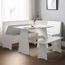 Newport Corner Dining Set with Storage Bench by Lavishway | Dining Benches-61394