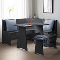 Newport Corner Dining Set with Storage Bench by Lavishway | Dining Benches-61375