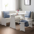 Newport Corner Dining Set with Storage Bench by Lavishway | Dining Benches-61376