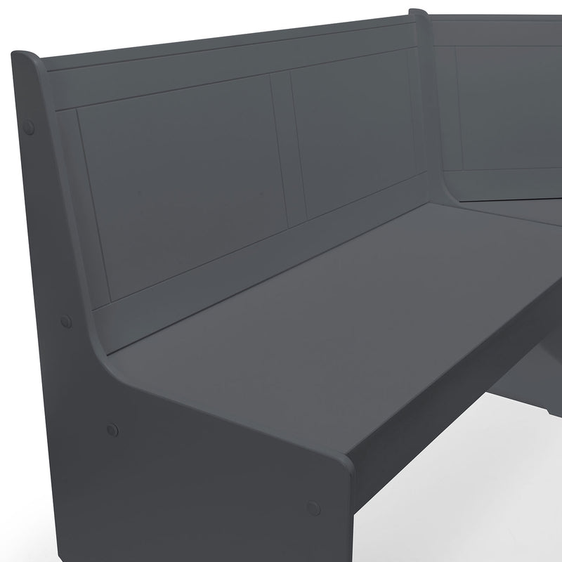 Newport Corner Dining Set with Storage Bench by Lavishway | Dining Benches-61390