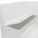 Newport Corner Dining Set with Storage Bench by Lavishway | Dining Benches-61401