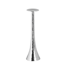 Nickle Silver Chrome Candle Pillar by Lavishway | Candle Holders-50709