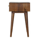 Nimbus Brass Pattern 1 Drawer Bedside Table by Lavishway | Bedside Tables-59915