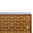 Nimbus Brass Pattern 2 Doors Cabinet by Lavishway | Hallway Cabinets-59863