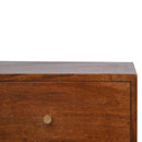 Nimbus Brass Pattern 2 Drawers Bedside Table by Lavishway | Bedside Tables-59887