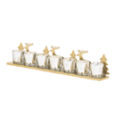 Noel Gold Antique Seven Tealight Holder by Lavishway | Ornaments & Decoration-50674
