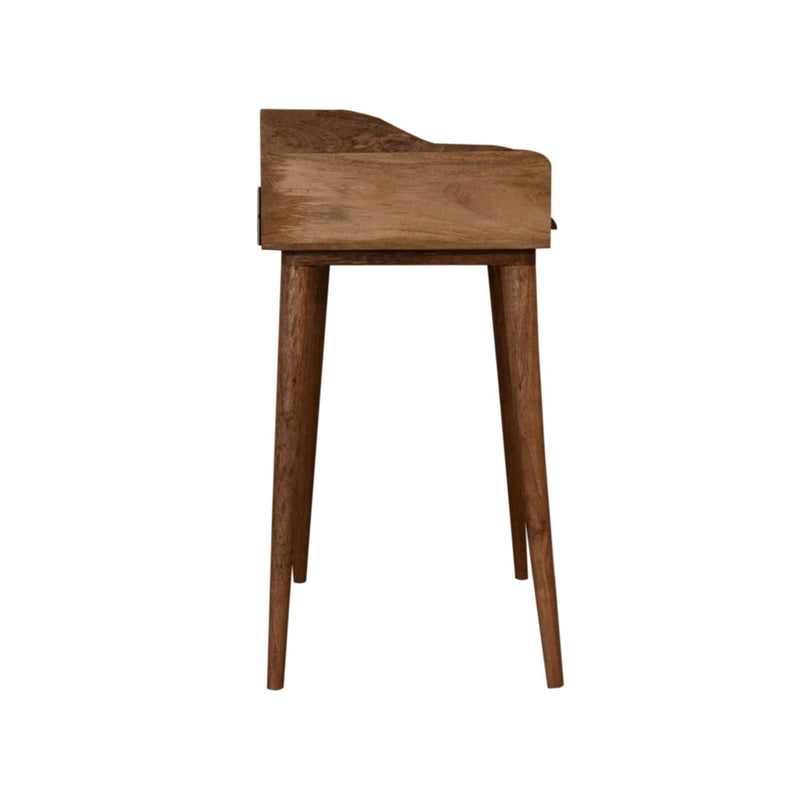 Nordic Vintage Open Shelf Writing Desk by Lavishway | Reclaimed Wood Desks-58102