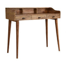 Nordic Vintage Open Shelf Writing Desk by Lavishway | Reclaimed Wood Desks-58096