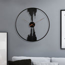 Nordic Modern Iron 3D Modern Wall Clock by Lavishway | Wall Clocks-41401