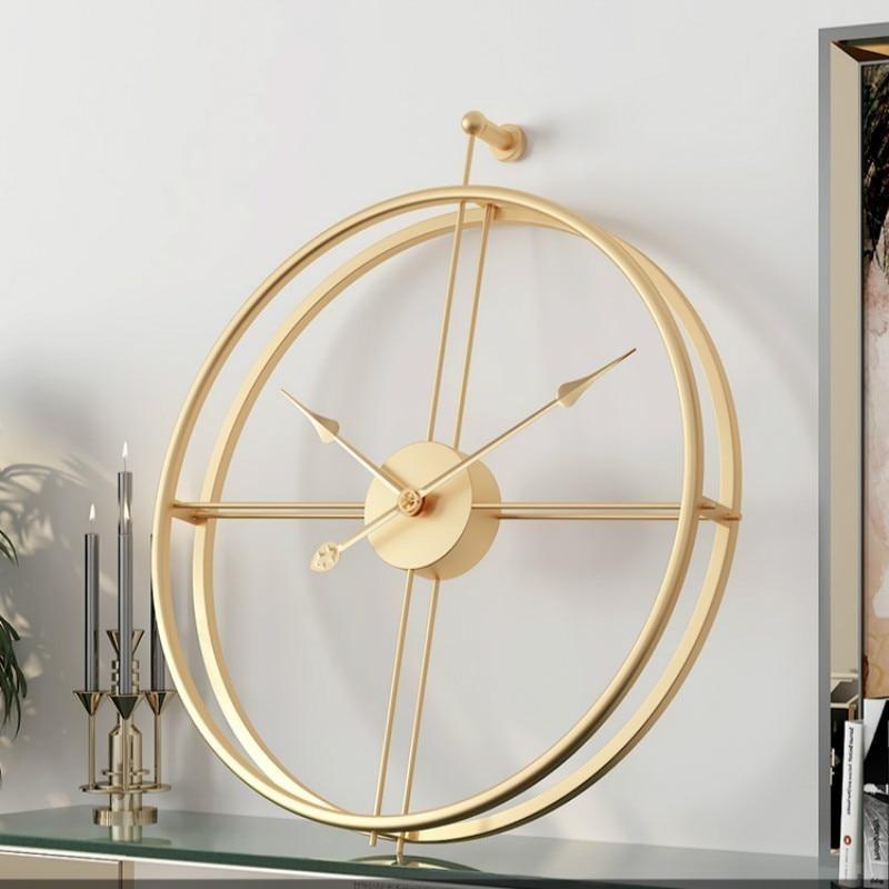 Nordic Design Gold Modern Wall Clock by Lavishway | Wall Clocks-39545