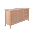 Nordic Solid Oak 2 Doors 3 Drawers Sideboard by Lavishway | Sideboards-36046