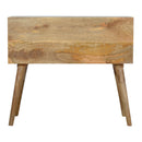 Nordic Oak-Ish Finish 4 Drawers Console Table by Lavishway | Hallway Console Table-58140