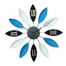 Nordic Flower Style Modern Wall Clock by Lavishway | Wall Clocks-50013