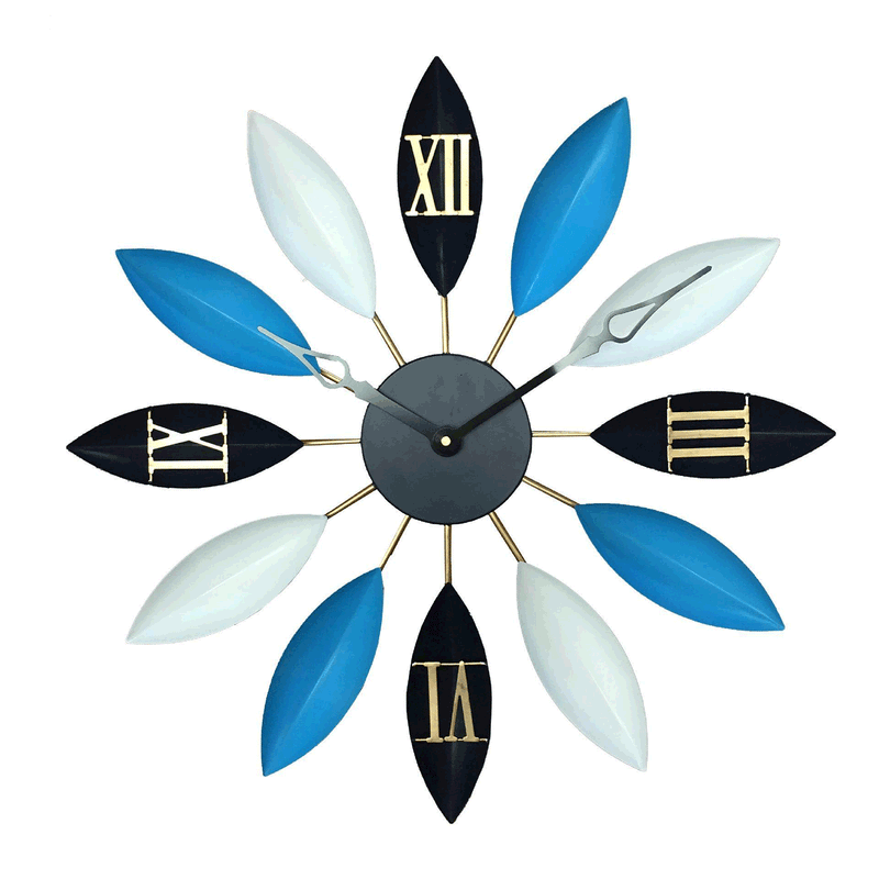Nordic Flower Style Modern Wall Clock by Lavishway | Wall Clocks-50013