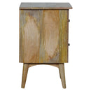 Nordic Solid Wood 2 Drawers Bedside Table by Lavishway | Bedside Tables-58186