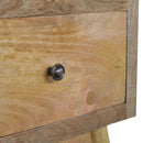 Nordic Solid Wood 2 Drawers Bedside Table by Lavishway | Bedside Tables-58182