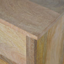 Nordic Solid Wood 2 Drawers Bedside Table by Lavishway | Bedside Tables-58183