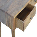 Nordic Solid Wood 3 Drawers Console Table by Lavishway | Hallway Console Table-58152