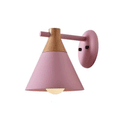 Nordic Style Iron Wooden Colorful Wall Lamp by Lavishway | Wall Lights-50258