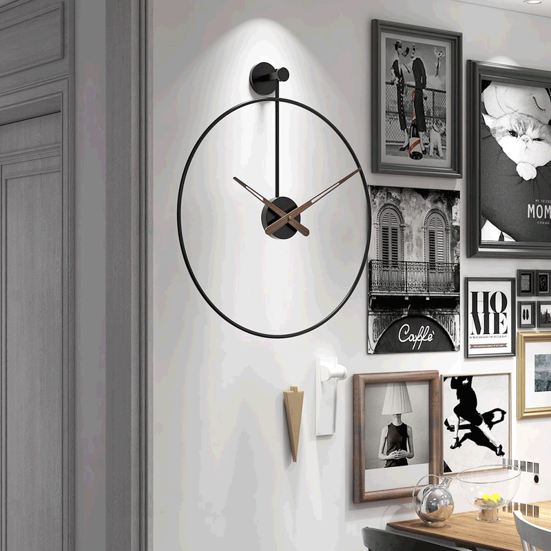 Nordic Style Open Frame Modern Wall Clock by Lavishway | Wall Clocks-50006