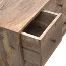 Nordic Oak-Ish Finish 4 Drawers Media Unit by Lavishway | TV Units Cabinets-58323