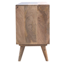 Nordic Oak-Ish Finish 4 Drawers Media Unit by Lavishway | TV Units Cabinets-58322