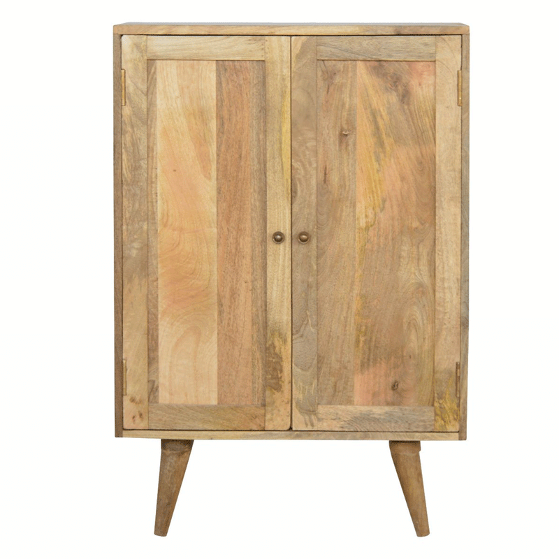 Nordic Solid Wood 2 Doors Wine Cabinet by Lavishway | Hallway Cabinets-58249