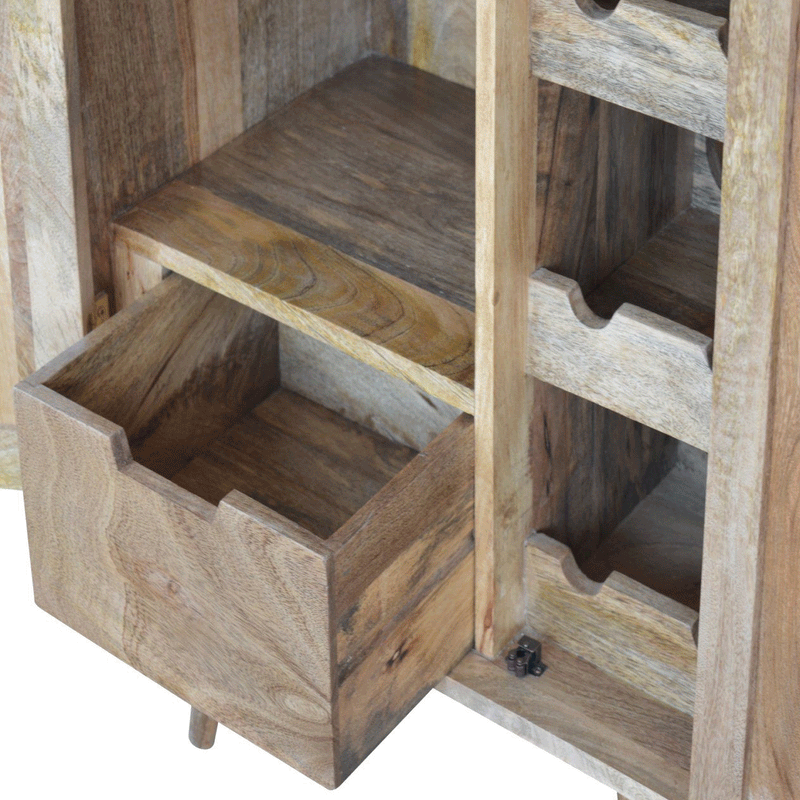 Nordic Solid Wood 2 Doors Wine Cabinet by Lavishway | Hallway Cabinets-58254