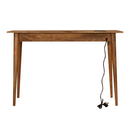 Nordic 2 Drawers & Cable access Writing Desk by Lavishway | Reclaimed Wood Desks-58201