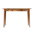 Nordic 2 Drawers & Cable access Writing Desk by Lavishway | Reclaimed Wood Desks-58199
