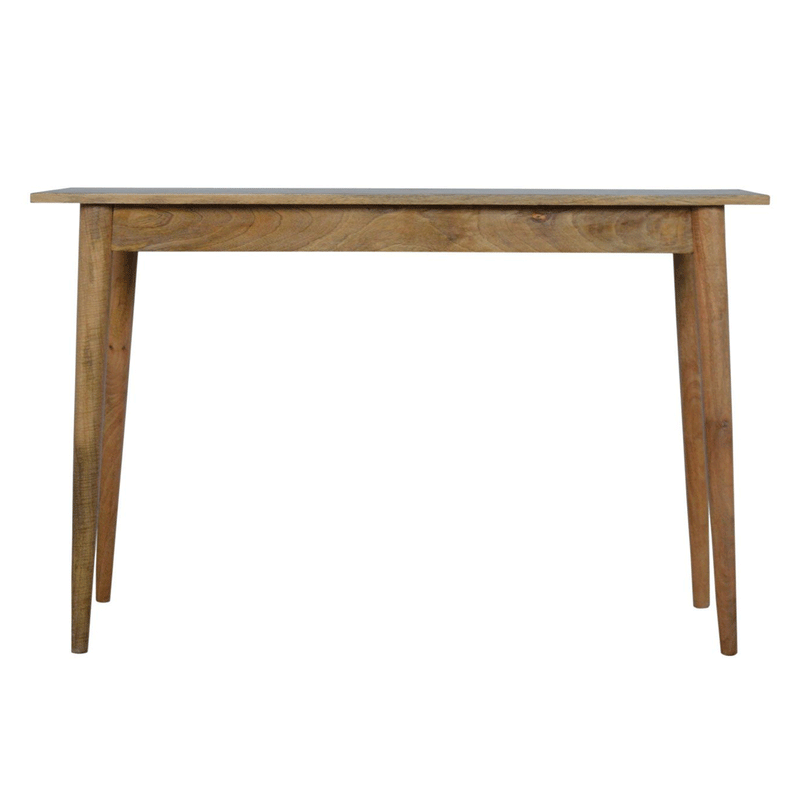 Nordic 2 Drawers & Cable access Writing Desk by Lavishway | Reclaimed Wood Desks-58200