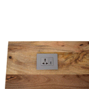 Nordic 2 Drawers & Cable access Writing Desk by Lavishway | Reclaimed Wood Desks-58204