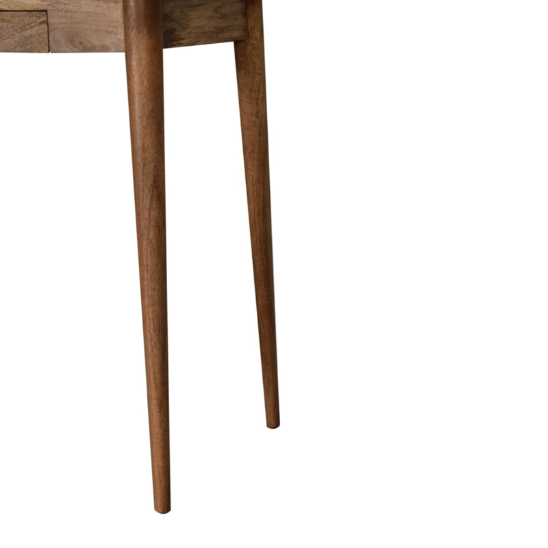 Nordic 2 Drawers & Cable access Writing Desk by Lavishway | Reclaimed Wood Desks-58202