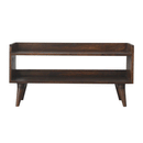 Nordic Walnut Finish Shoe Storage Bench by Lavishway | Benches & Storage Benches-58174