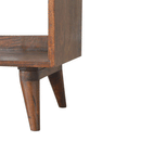 Nordic Walnut Finish Shoe Storage Bench by Lavishway | Benches & Storage Benches-58176