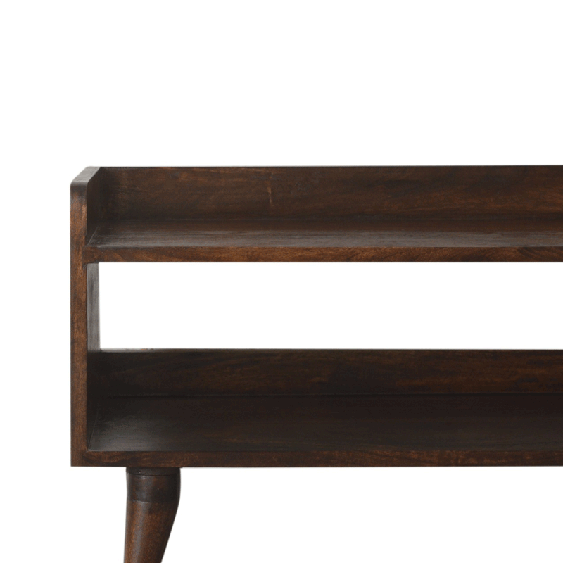 Nordic Walnut Finish Shoe Storage Bench by Lavishway | Benches & Storage Benches-58179