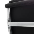 Norton Black Faux Leather Office Chair by Lavishway | Leather Chairs-61366