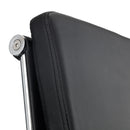 Norton Black Faux Leather Office Chair by Lavishway | Leather Chairs-61367