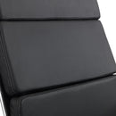 Norton Black Faux Leather Office Chair by Lavishway | Leather Chairs-61369