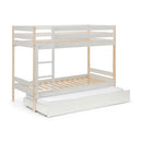 Nova White Finish Solid Pine Trundle by Lavishway | Bed Drawer-61337