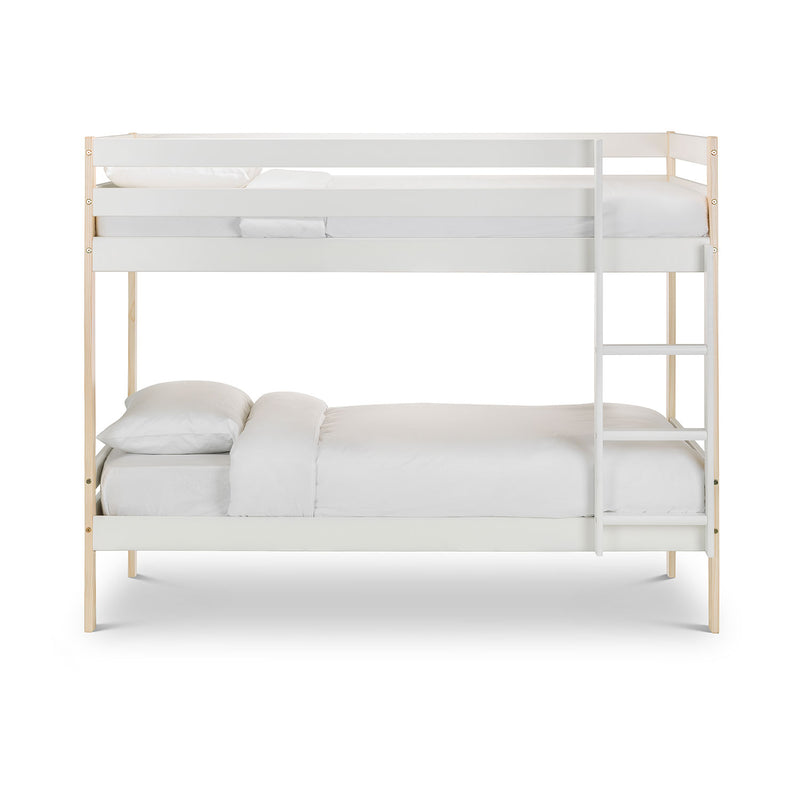 Nova White Pine Two Tone Bunk Bed by Lavishway | Wooden Beds-61357