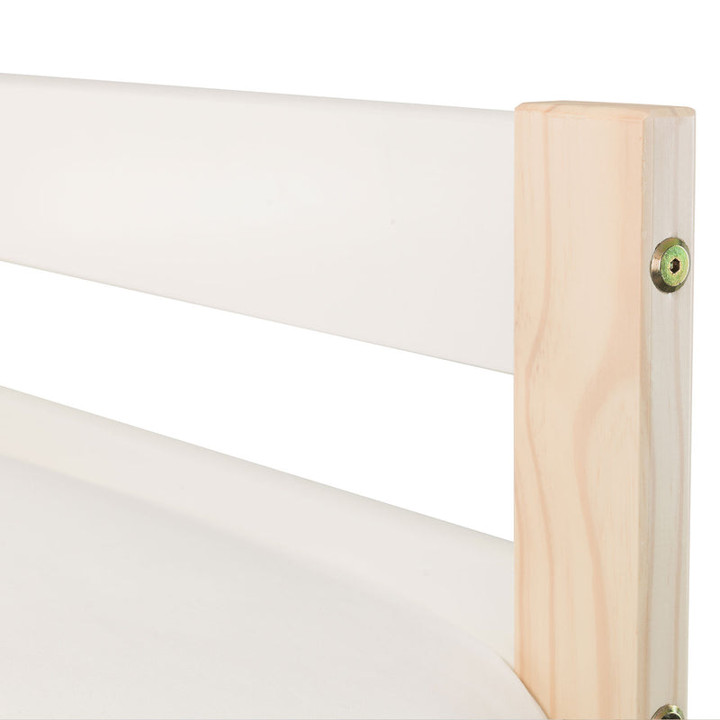 Nova White Pine Two Tone Bunk Bed by Lavishway | Wooden Beds-61360