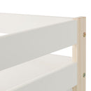 Nova White Pine Two Tone Bunk Bed by Lavishway | Wooden Beds-61359
