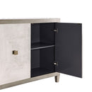 Nova Wood Grain Effect 2 Door Chest by Lavishway | Chest Of Drawers-24566