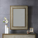 Nova Wood Grain Effect 2 Doors Chest & Mirror by Lavishway | Wall Mirrors-24435