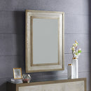 Nova Wood Grain Effect 2 Doors Chest & Mirror by Lavishway | Wall Mirrors-24433