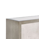 Nova Wood Grain Effect 2 Doors Chest & Mirror by Lavishway | Wall Mirrors-24439